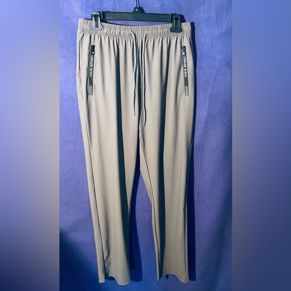 Women's Lightweight Drawstring Track Pants — Grey